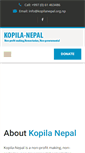 Mobile Screenshot of kopilanepal.org.np