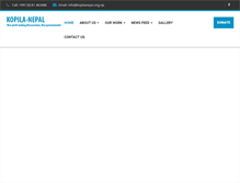 Tablet Screenshot of kopilanepal.org.np
